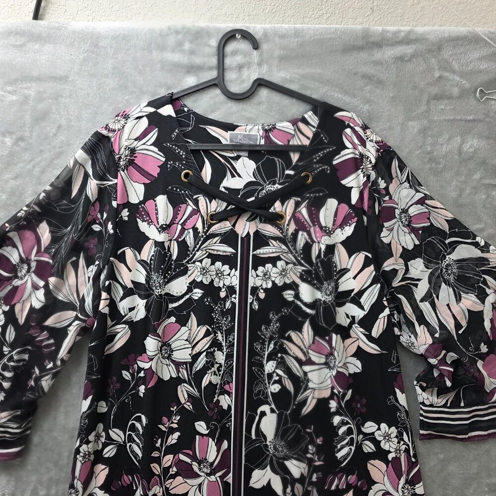 JM Collection Floral Dress 2X Short GUC - Picture 2 of 11